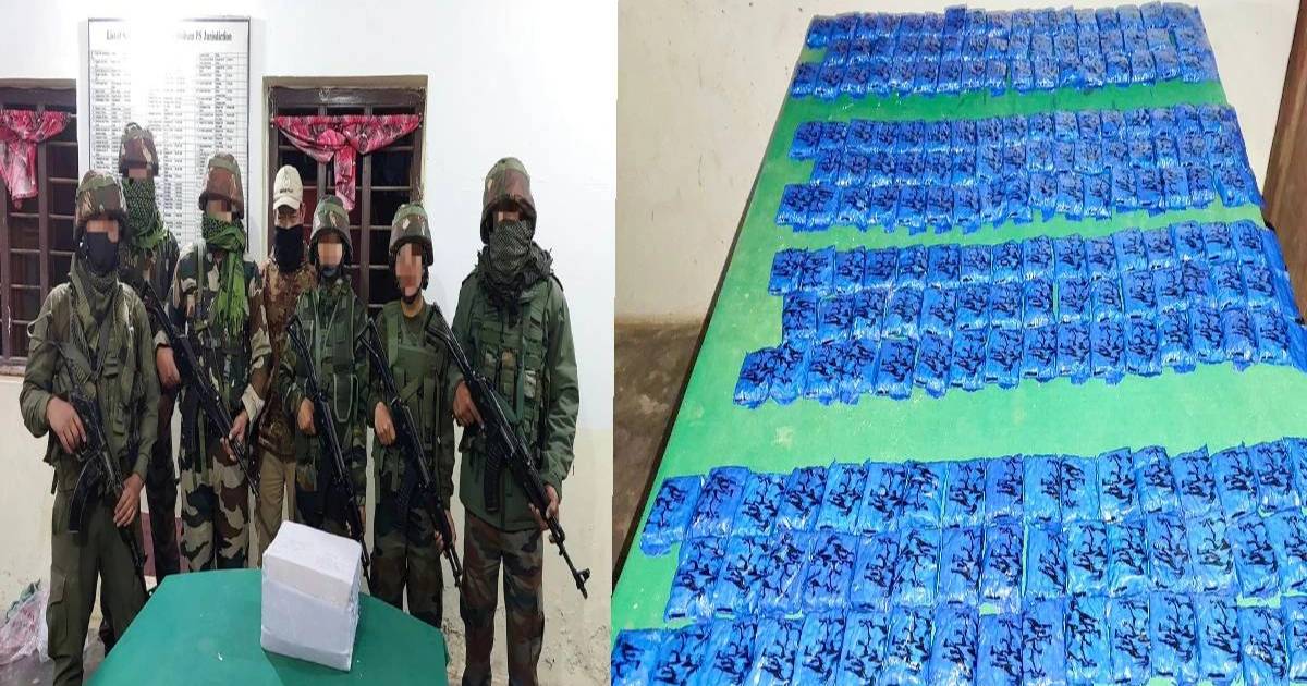 Manipur: Assam Rifles recovers drugs worth over Rs 13 crore from fringe area of Jiribam-Tamenglong districts